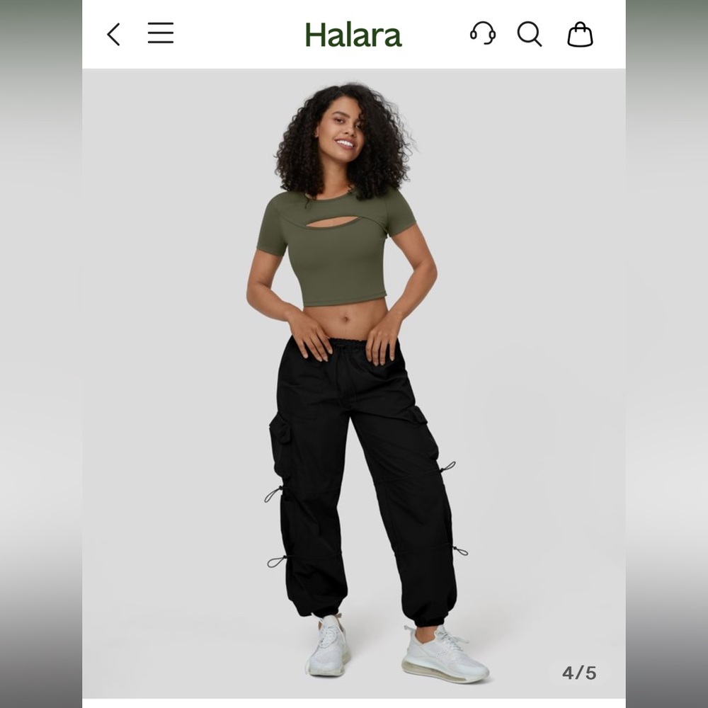 Halara Cargo Joggers NWOT size large